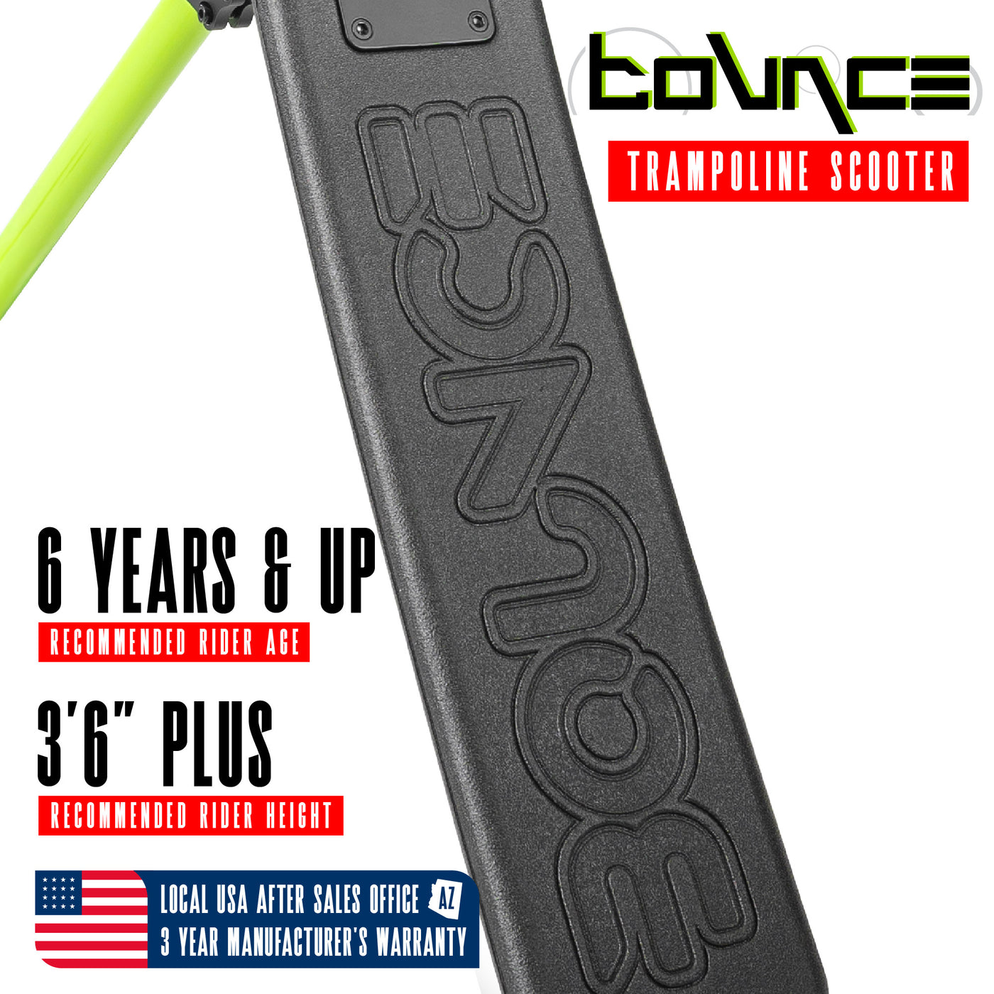Bounce Trampoline Stunt Trick Pro Scooter MGP Green Black Quality