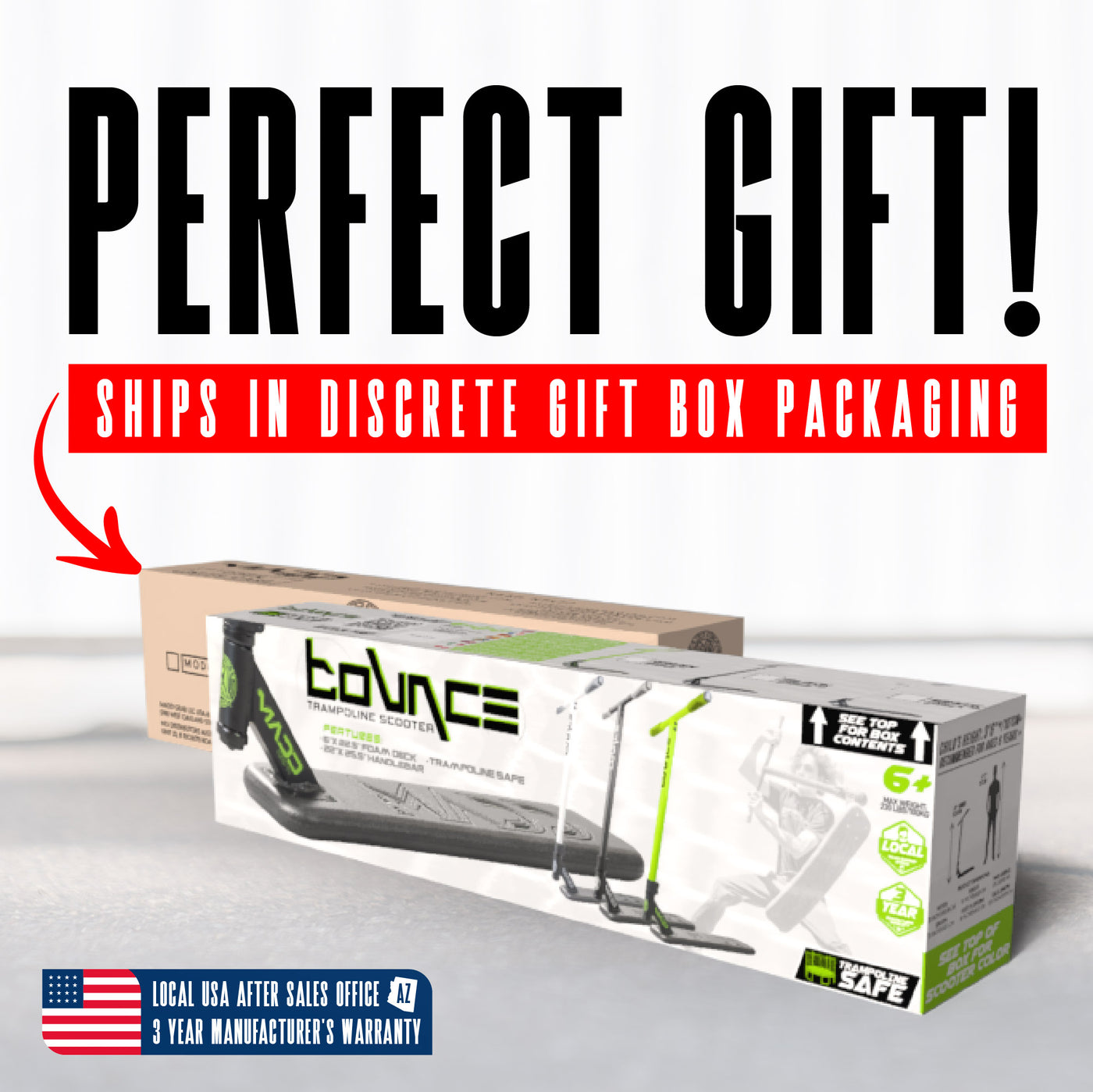 Madd Gear Bounce Trampoline Stunt Trick Pro Scooter Boys Girls Kids Teens Adults Gift