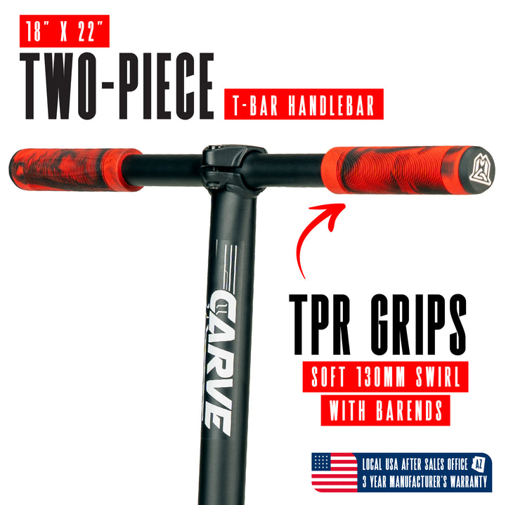 Madd Gear Carve Pro Trick Scooter - Black Red