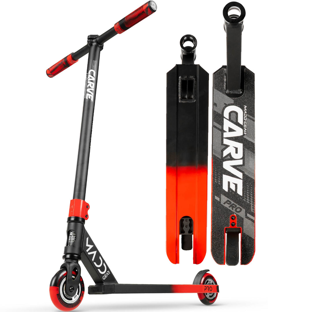 Madd Gear Carve Pro Trick Scooter - Black Red