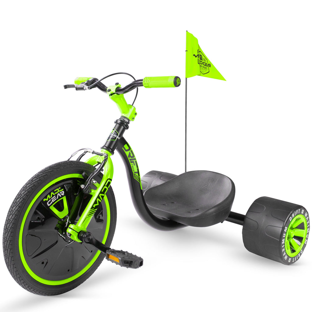 Madd Gear Drift Trike Green Black | Ultimate Drifting Ride