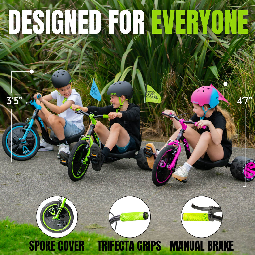Madd Gear Drift Trike Green Black | Ultimate Drifting Ride