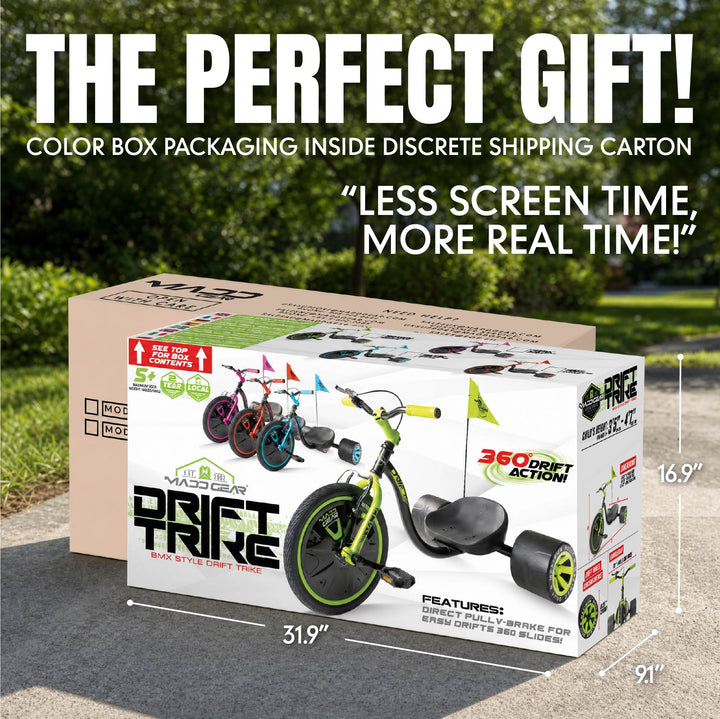 Shop Drift Trike - Black / Red – Madd Gear