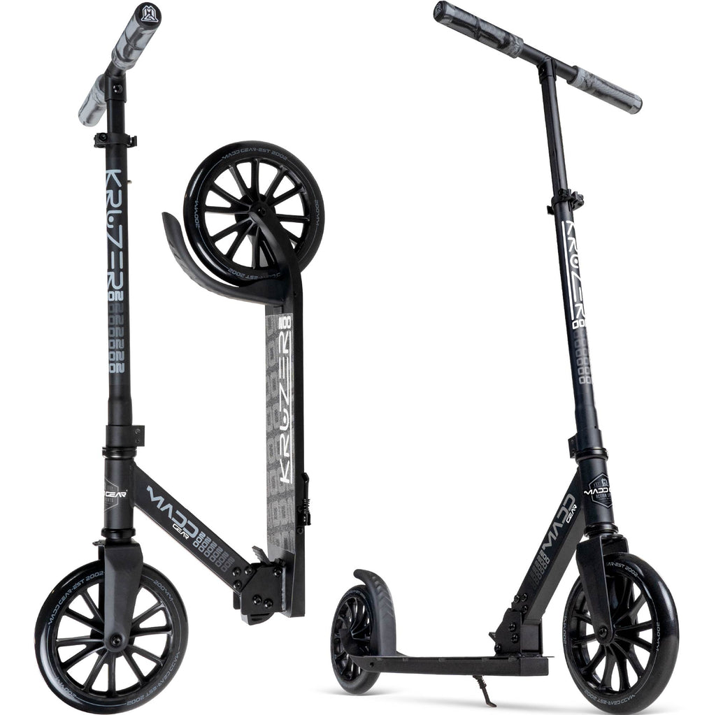 Madd Gear Kruzer 200 Folding Commuter Scooter - Black