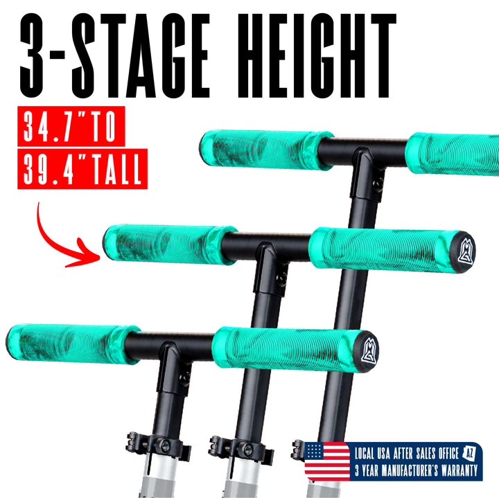 Madd Gear Kruzer 200 Folding Commuter Scooter - Teal