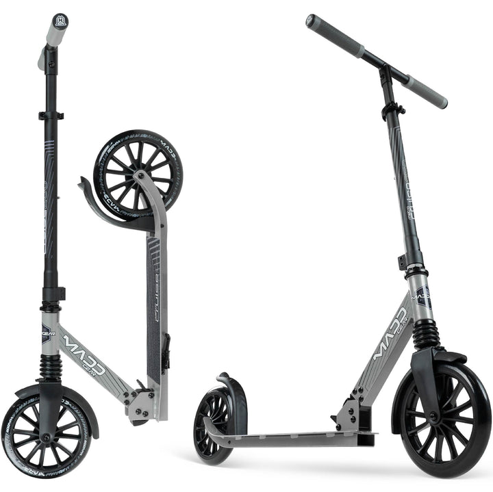 Madd Gear Metro Cruise 250 Folding Scooter - Gray / Black