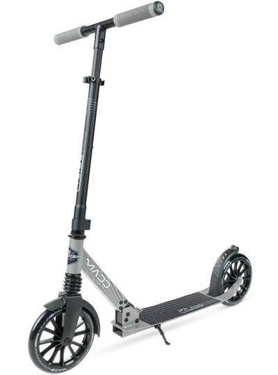 Madd Gear MG Metro Cruise 250 Folding Commuter Scooter in Gray  Black – Stylish design, perfect for urban commuting and leisure rides