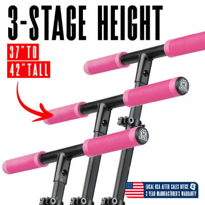 Close-up Madd Gear Metro Cruise 250 Scooter Adjustable Handlebar is ideal for both kids and adults of all sizes.