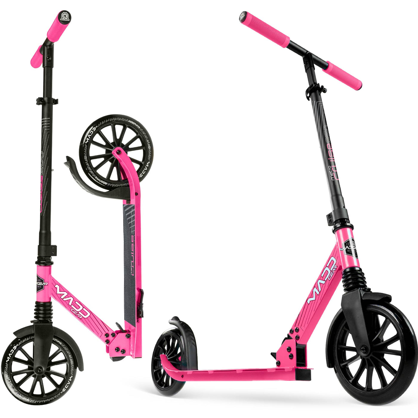 Cruise 250 Folding Scooter - Pink / Black – Madd Gear