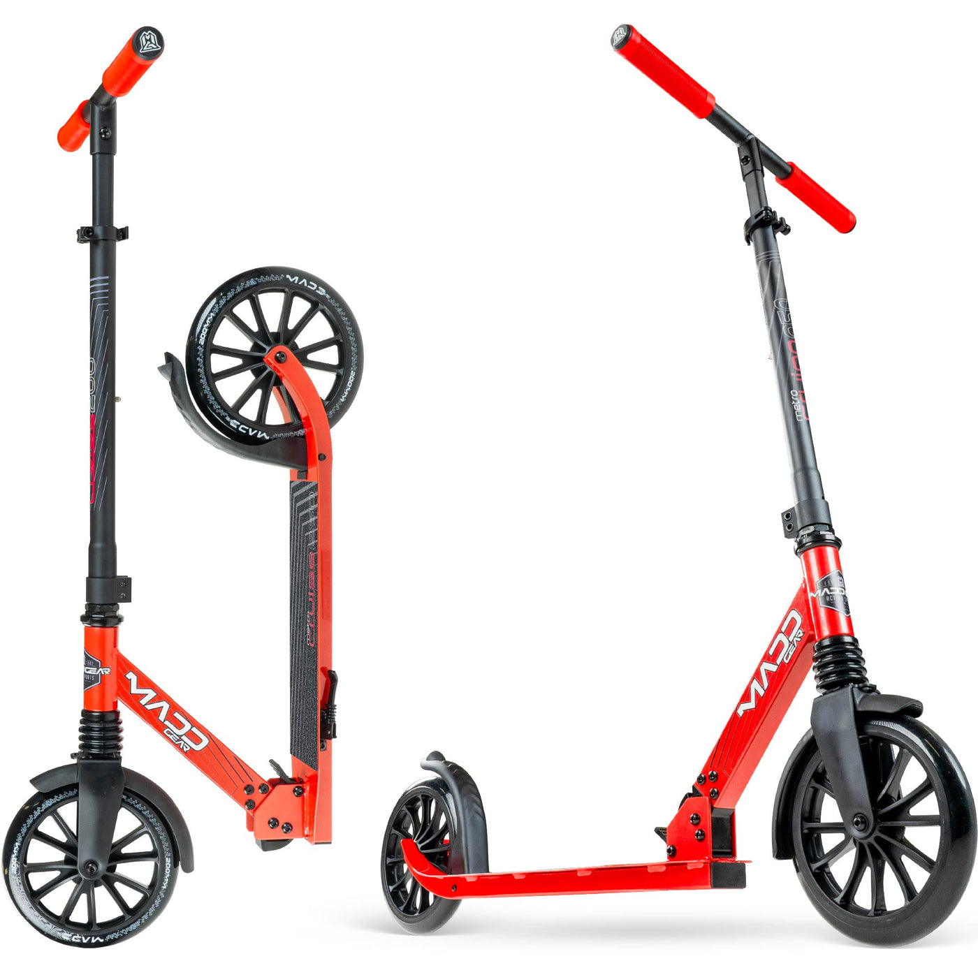 Metro City 250 Folding Scooter - Red / Black – Madd Gear