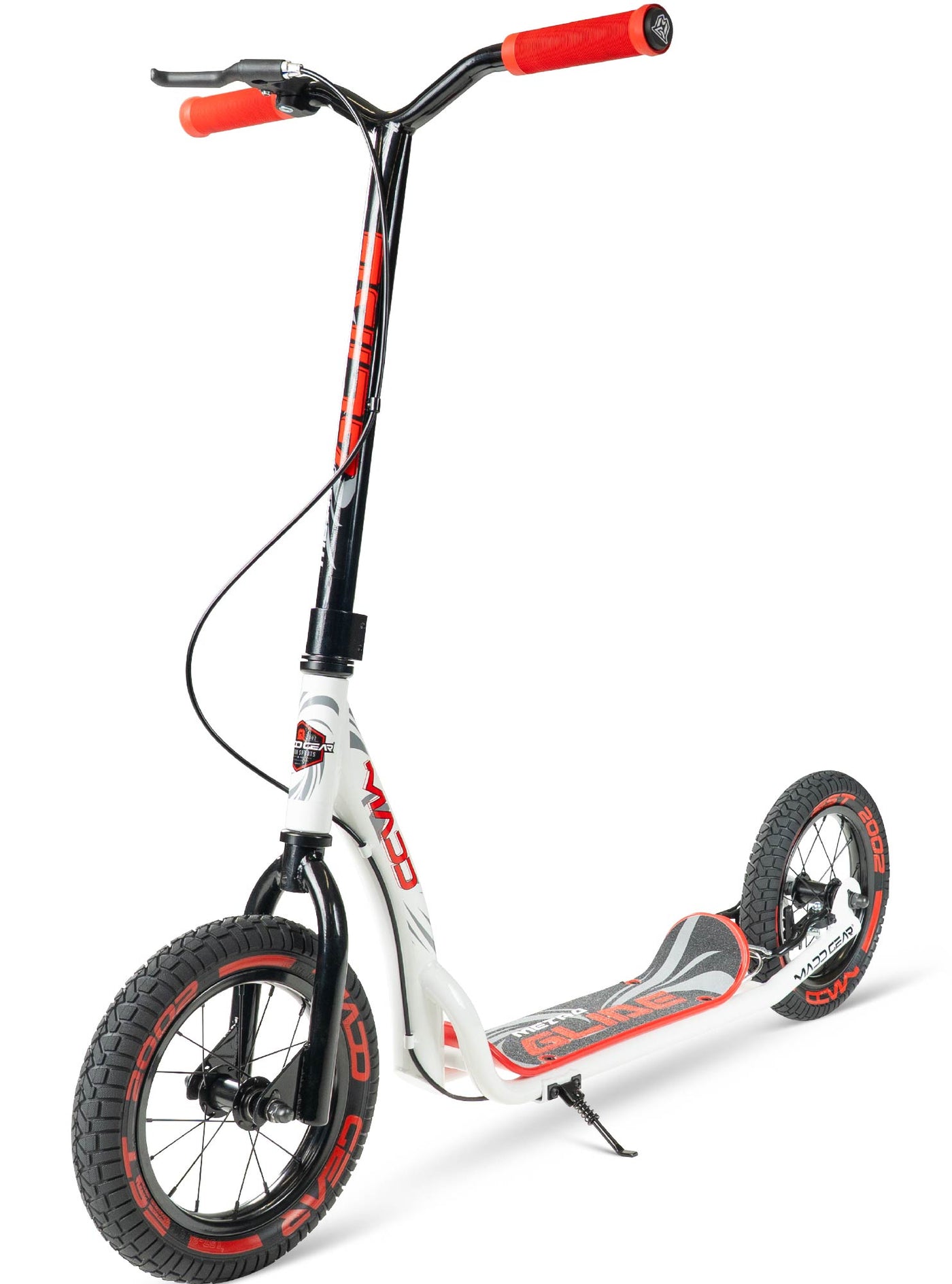 Madd Gear Flashback Renegade Metro Glide 300 Scooter White Red