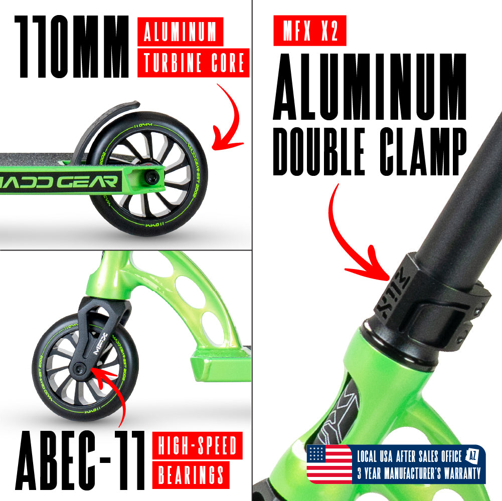 MGP ORIGIN 500 SCOOTER - ALIEN GREEN – Madd Gear