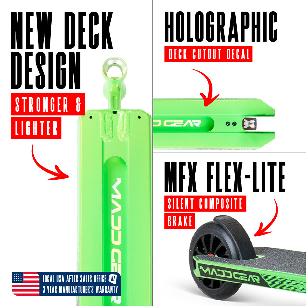 MGP ORIGIN 500 SCOOTER - ALIEN GREEN – Madd Gear