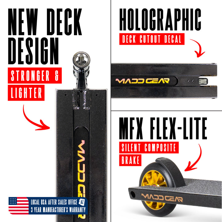 ストグラフェス Madd Gear MGX 550 Stunt Scooter - Laser Flip