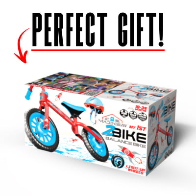 MGP Madd Gear Trainer Running My 1st Zbike Balance Bike Kids Toddler Children Boys Girls Red Blue Orbit Rocket Perfect Gift