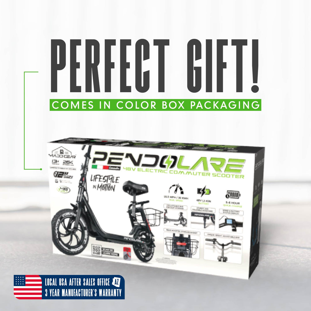 Pendolare Electric Scooter | Mediterranean Blue – Madd Gear