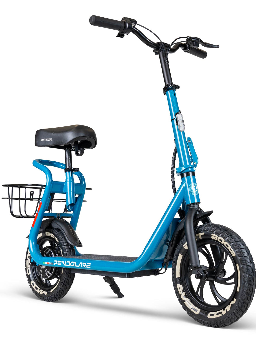 Electric Scooter with Seat & Basket – 18 Mile Range, 12