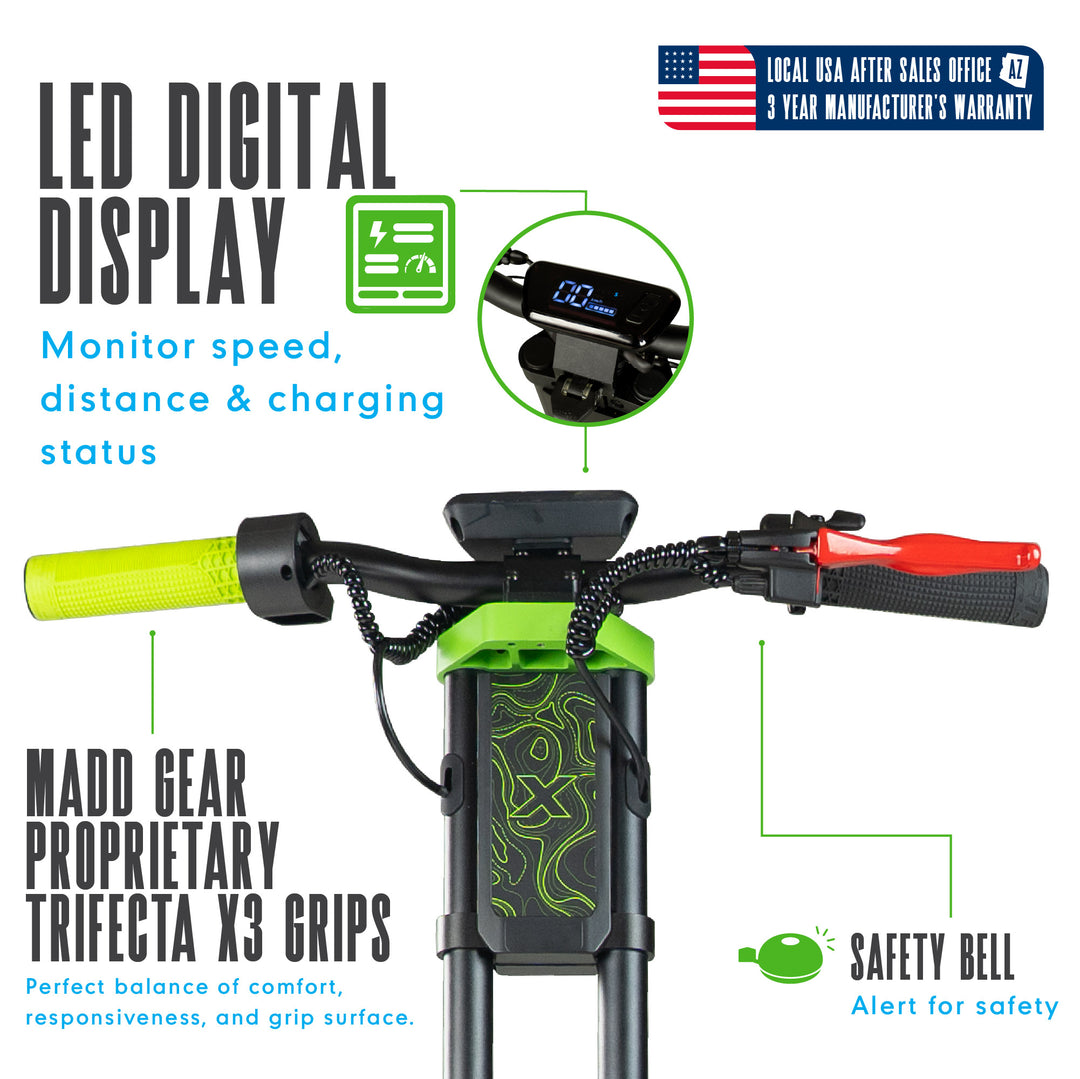Madd Gear Terra-X Electric - Black / Green
