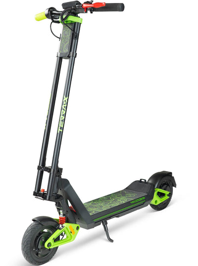 Madd Gear Terra-X Electric Foldable Commuter Scooter GoTrax Kids Adults Black Green