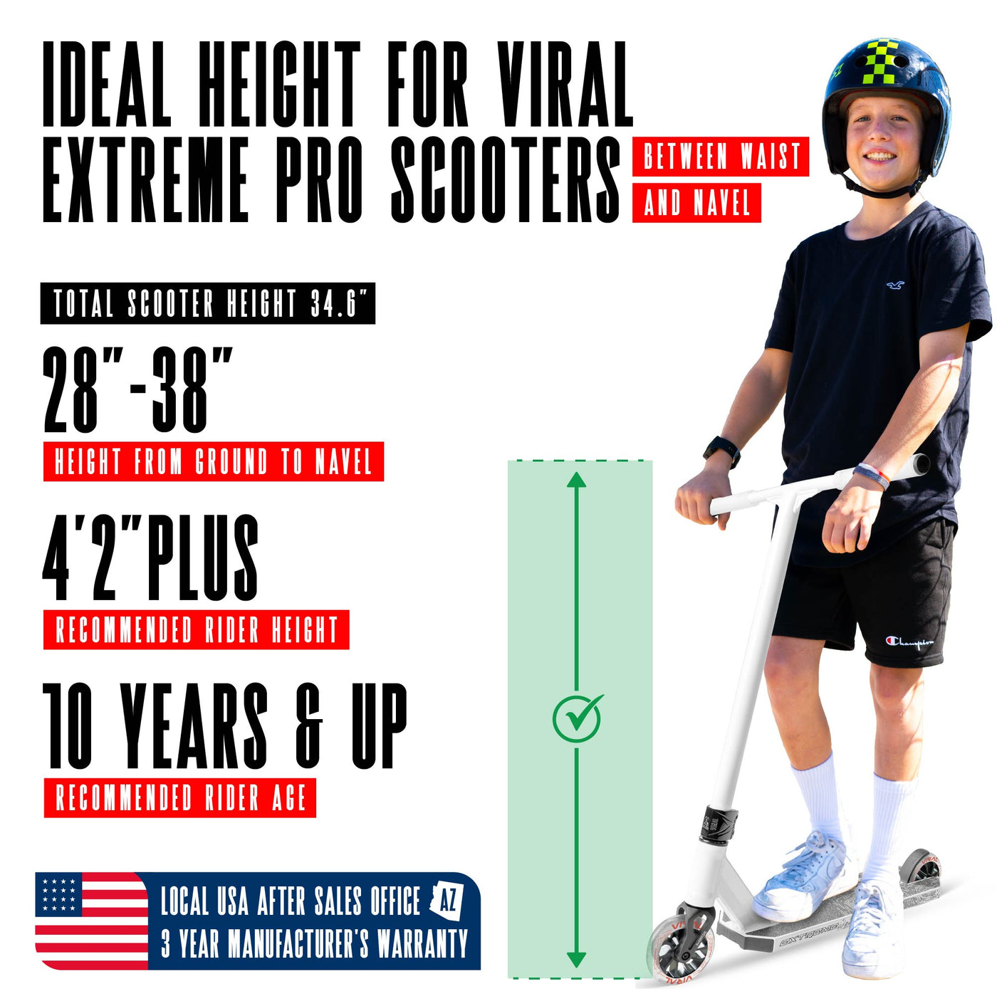 Viral Extreme Pro Scooter - Bright White with sturdy handlebars and durable wheels, designed for stunt riding at skateparks. Ideal for young riders honing their skills.
