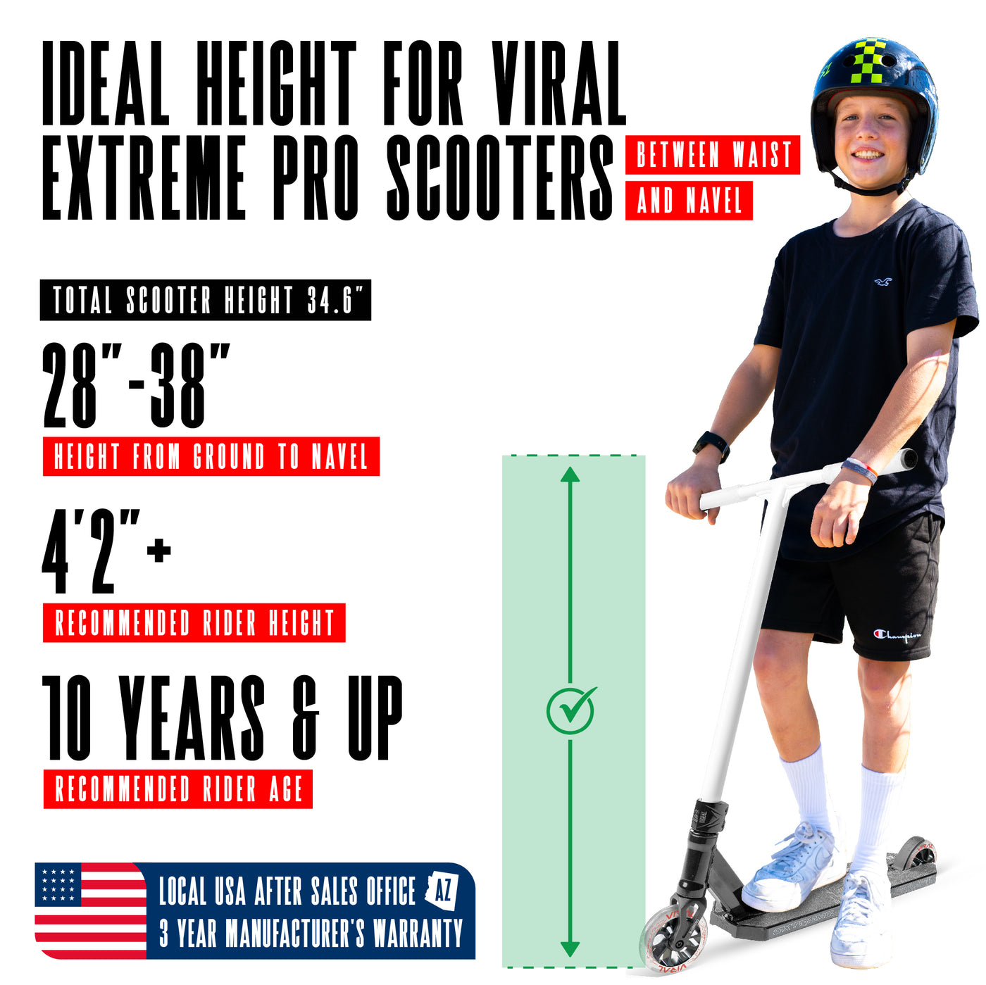 Viral Extreme Pro Scooter - Yin Yang White Black with sturdy handlebars and durable wheels, designed for stunt riding at skateparks. Ideal for young riders honing their skills.