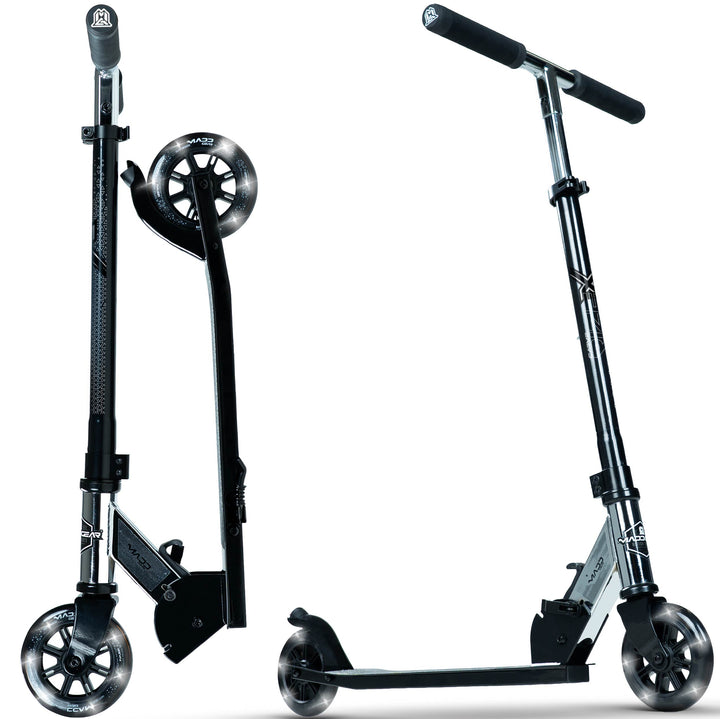 Madd Gear Carve Rize-X Light-Up Folding Scooter - Chrome