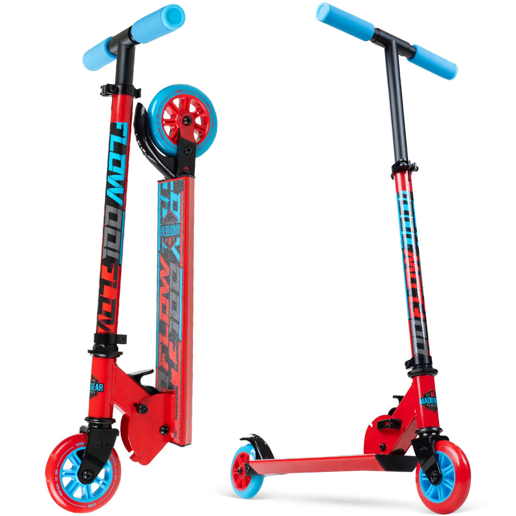 madd gear carve rookie 100 Folding Kick Scooter Super Pacific - Ranger 5 Neue Pedale haben etwas Color:Black Harness Leash the MG1 Raven Pro