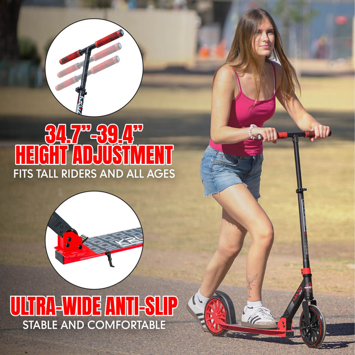 Kruzer 200 Folding Commuter Scooter - Red – Madd Gear