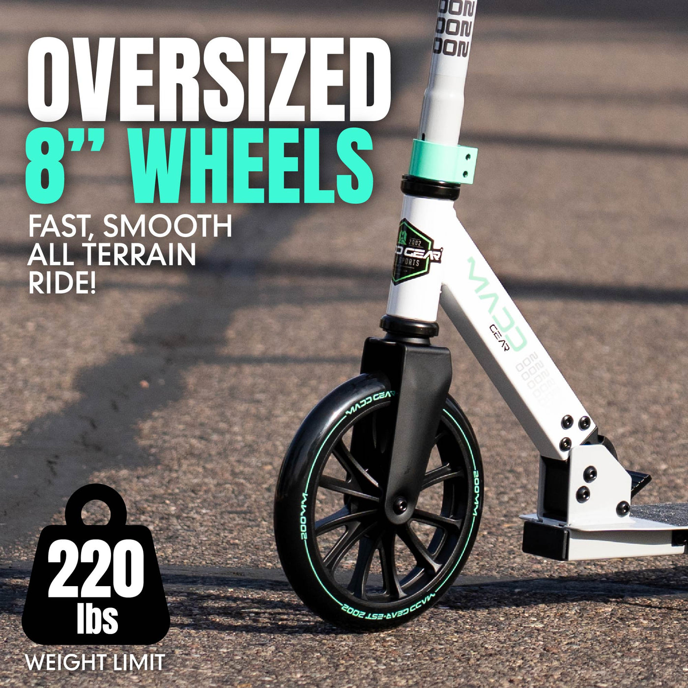 Madd Gear Kruzer Folding Height Adjustable Commuter Scooter
