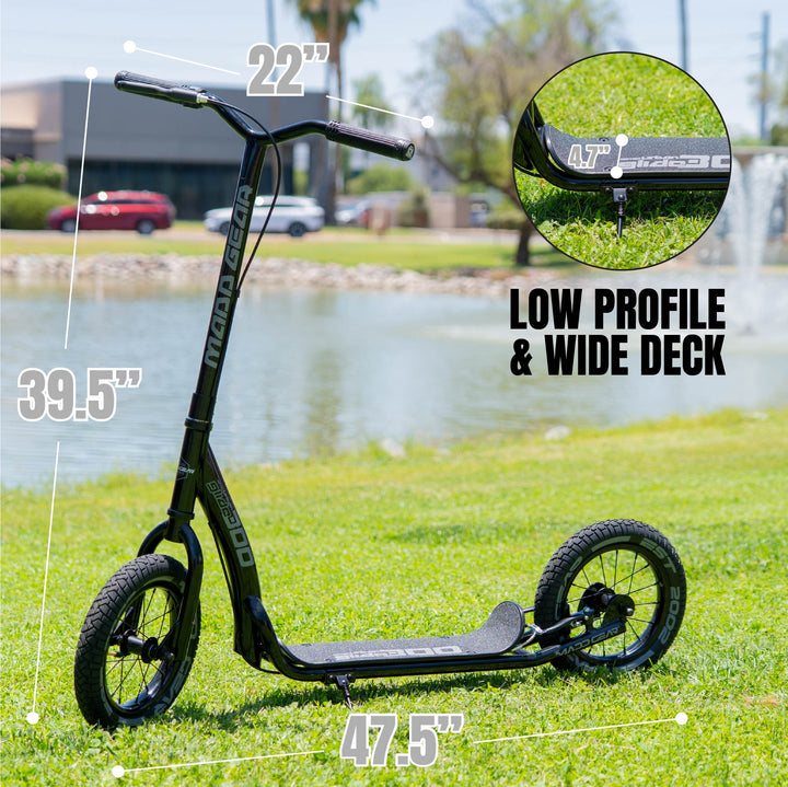 Metro Urban Glide 300 Scooter - Black Grey – Madd Gear