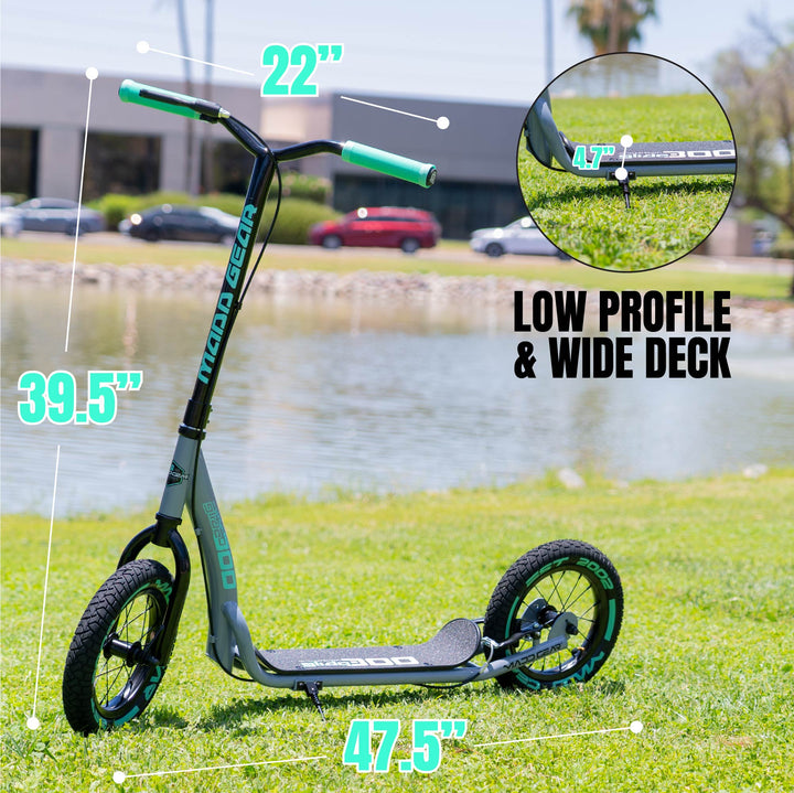 Metro Urban Glide 300 Commuter Scooter - Grey Teal – Madd Gear