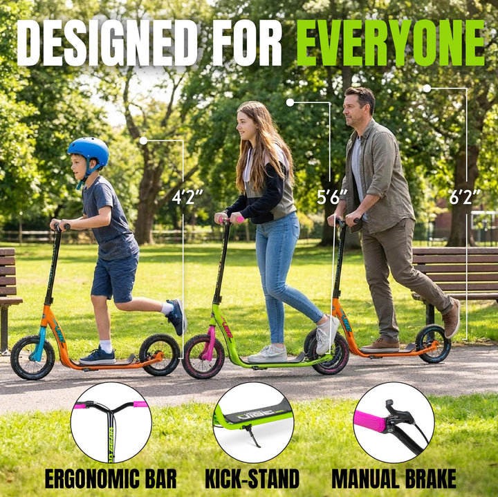 Metro Urban Vibe 300 Scooter - Green Pink – Madd Gear