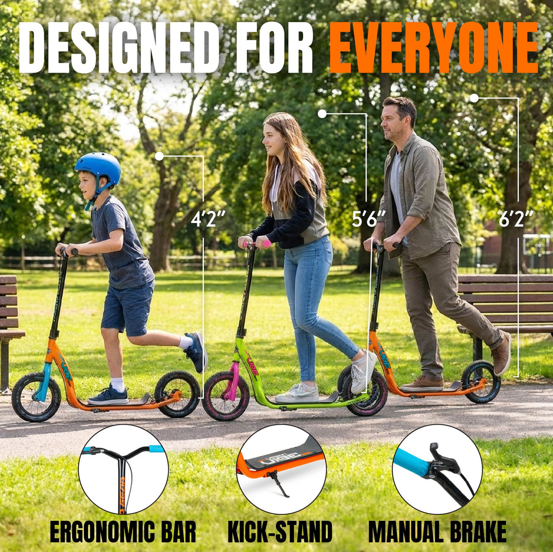 Metro Urban Vibe 300 Scooter - Orange Blue – Madd Gear