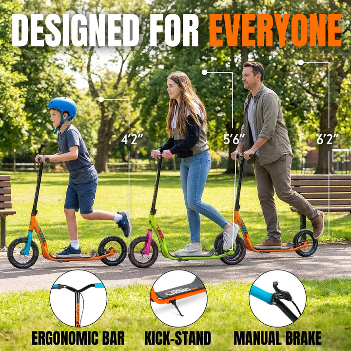 Metro Urban Vibe 300 Scooter - Orange Blue – Madd Gear