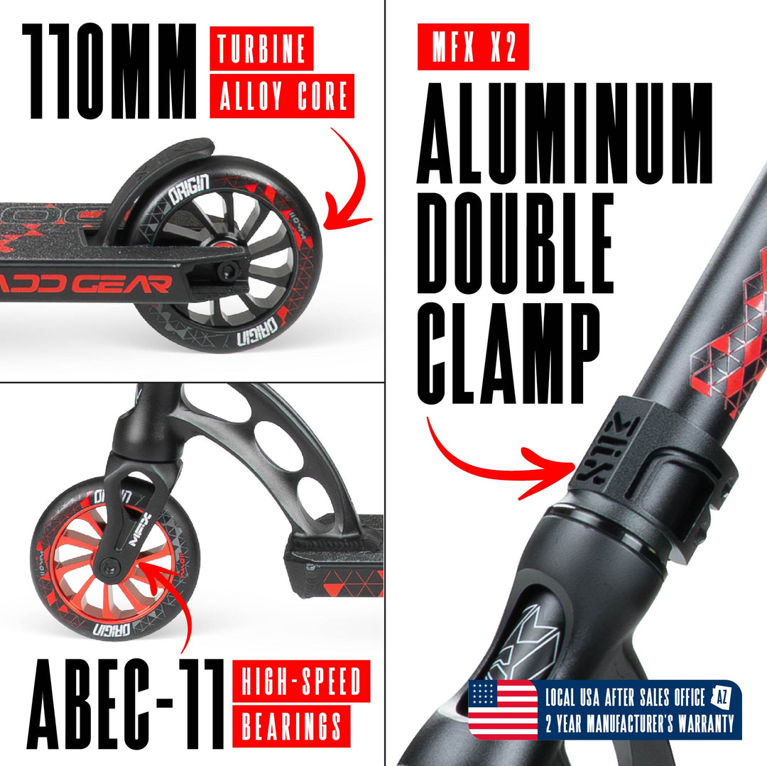 MGP ORIGIN 500 SCOOTER - TRIGON RED – Madd Gear