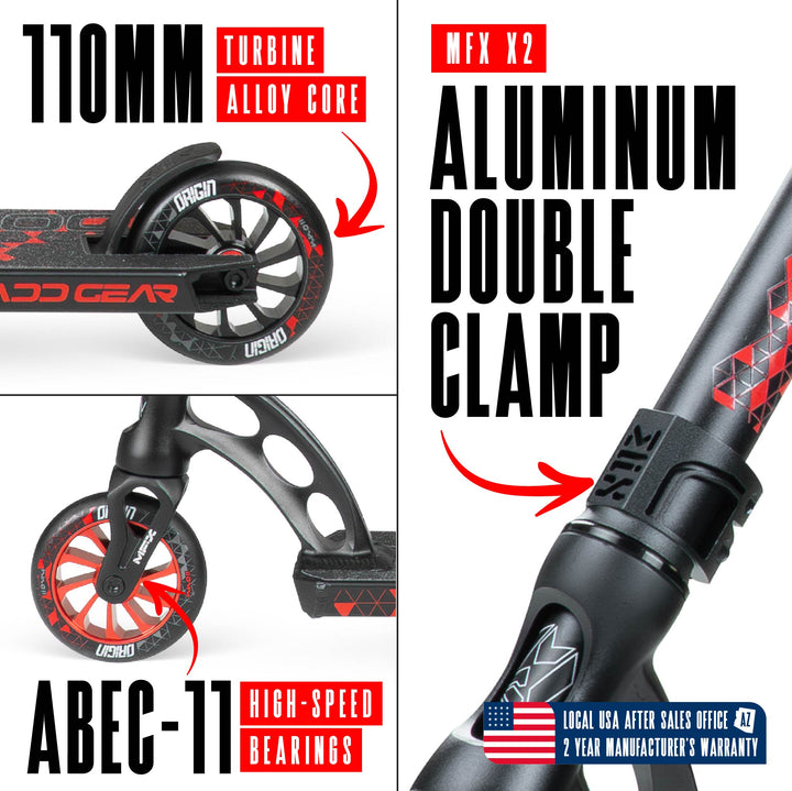 MGP ORIGIN 500 SCOOTER - TRIGON RED – Madd Gear