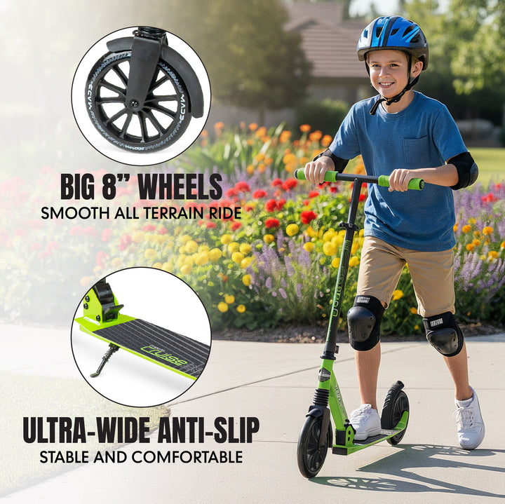 Cruise 250 Folding Scooter - Green / Black – Madd Gear