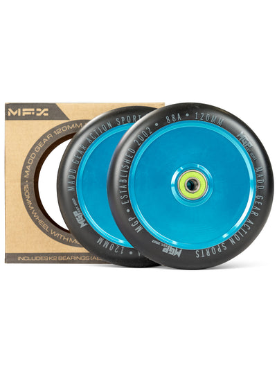 MFX 120MM Aluminum Hollow Core Scooter Wheels Pair