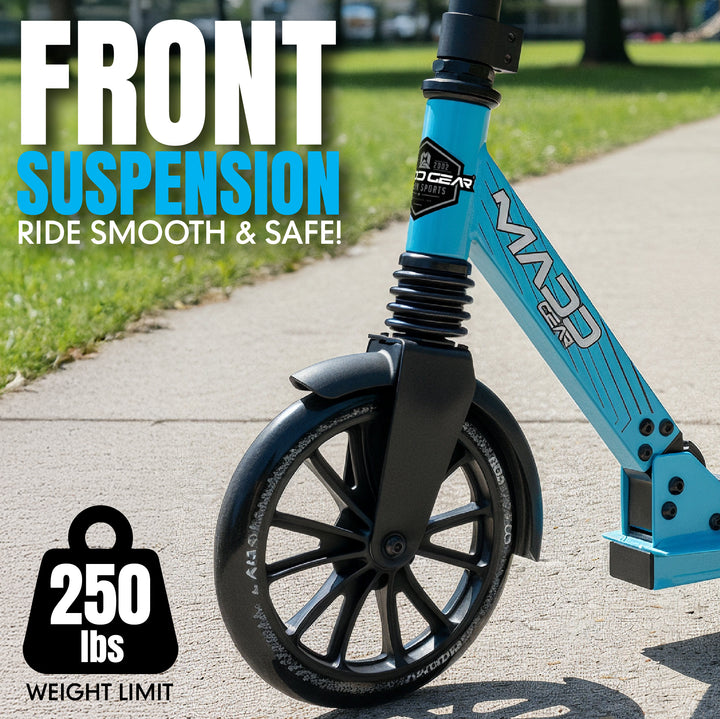 Metro City 250 Folding Scooter - Blue / Black – Madd Gear