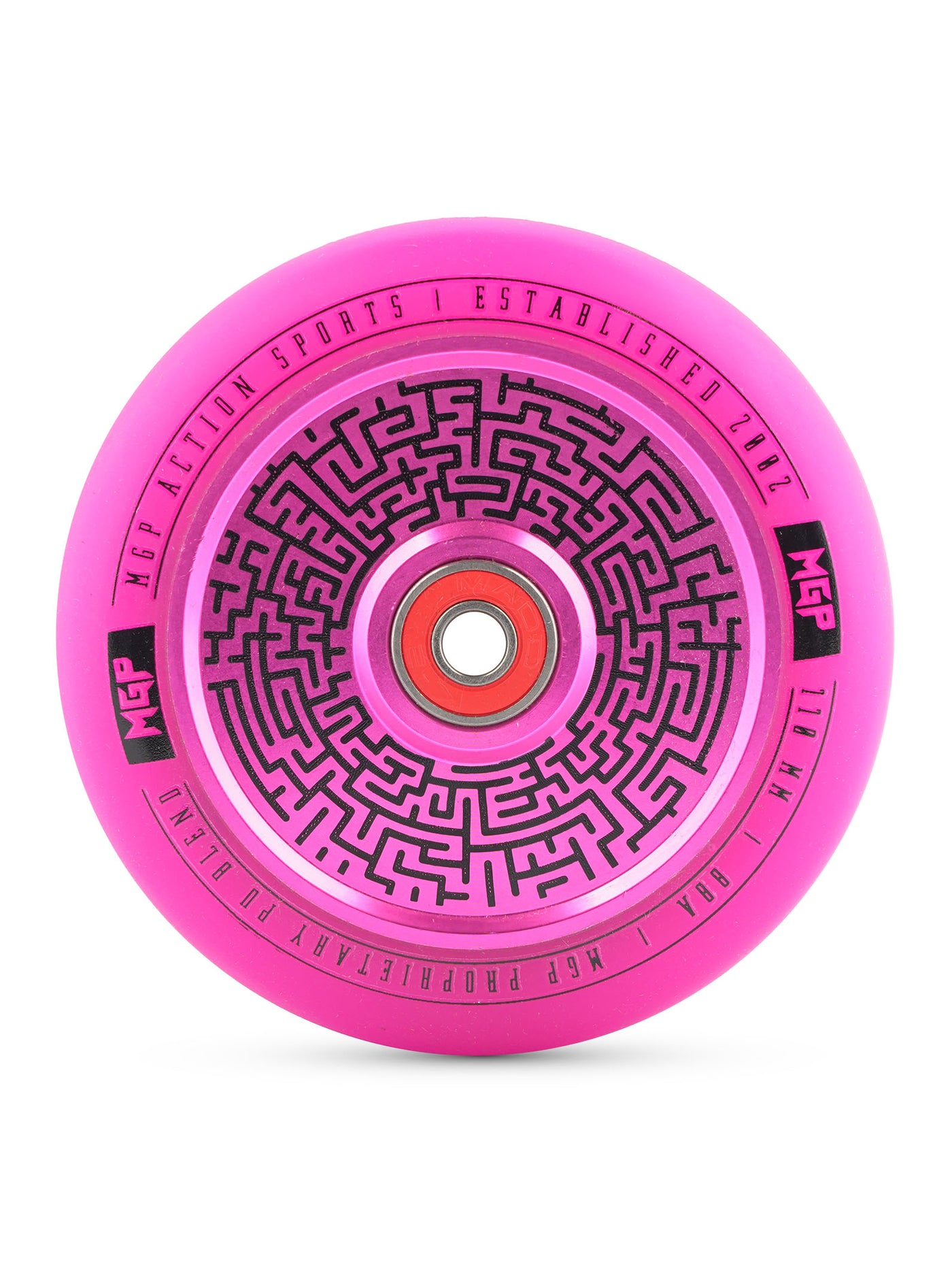 MFX Madd Gear MGP Pro Scooter Wheel stunt trick hollow core metal alloy pu replacement pink