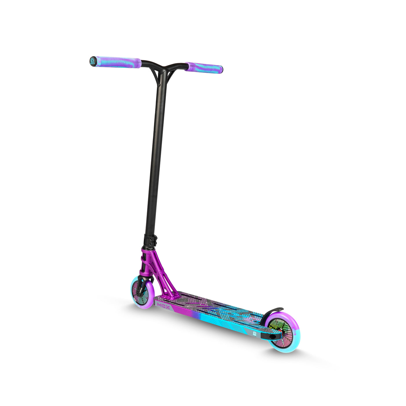 Madd Gear MGP MGX T1 Team Pro Stunt Scooter Complete High Quality Razor Trick Skate Park Mad RP-1 Purple Teal Headtube