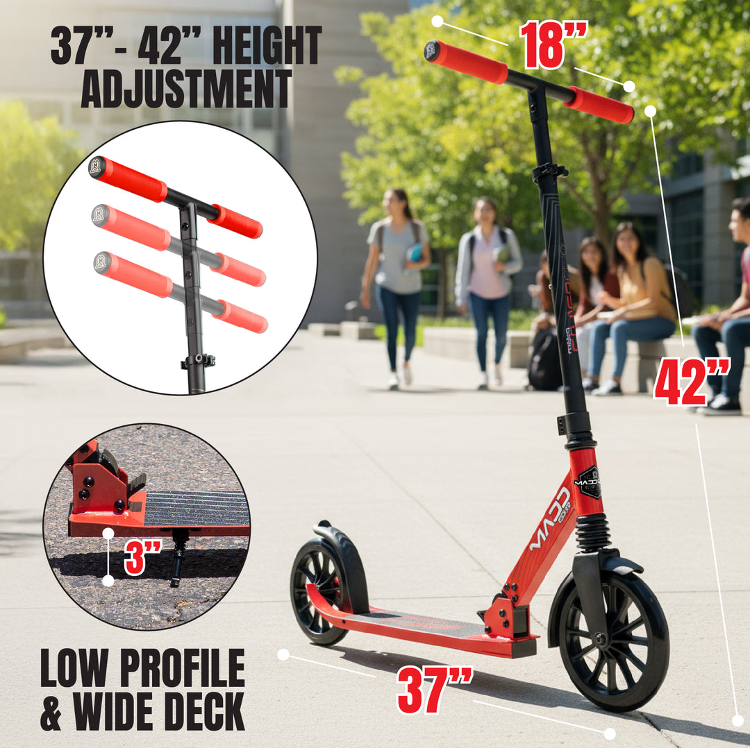 Cruise 250 Folding Scooter - Red / Black – Madd Gear