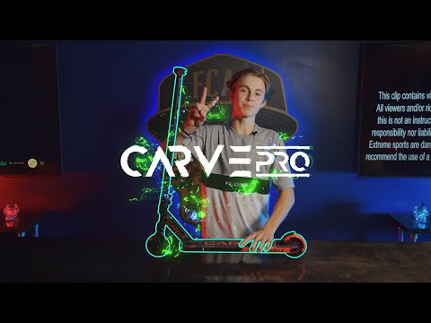 Carve Pro-X Trick Scooter - Black Pink