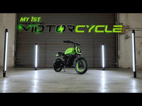 Madd Gear My 1st Mini Electric Motorcycle Green Black