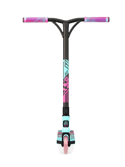 Smooth riding MGP Kick Extreme Stunt Scooter Complete High Quality Razor Pro Trick Skate Park Mad Teal Pink Black Handlebars Teal and Pink Handlebar Grips