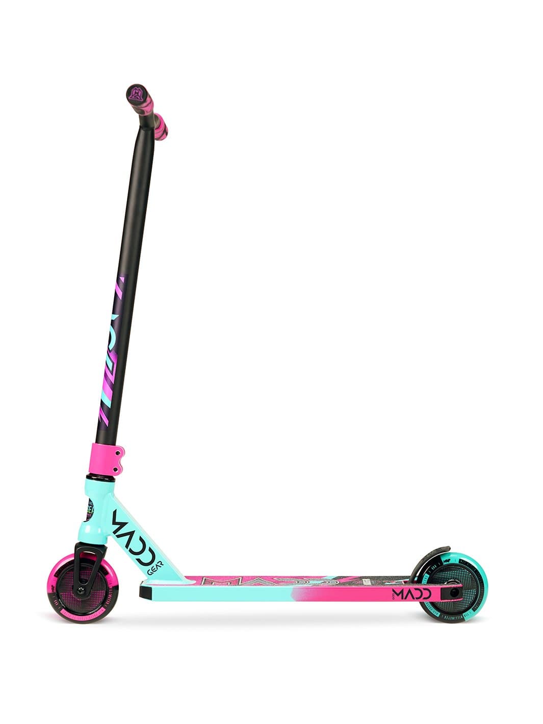 Teal Pink MGP Madd Gear Pro Stunt Kick Scooter Lightweight Multi Colored