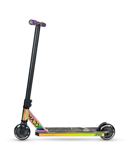 MGP Madd Gear Stunt Scooter Renegade Complete Pro Kids Skate Park Light Quality Scooter Neochrome Oil Slick Lucky