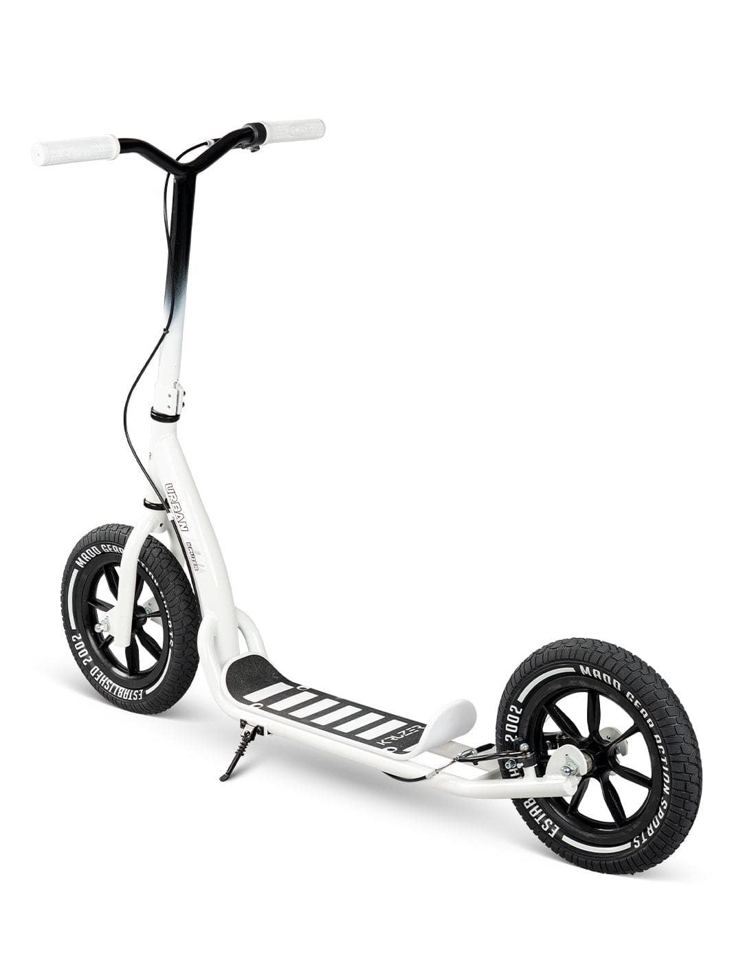 Madd Gear Commuter Scooter White Flashback Air Filled Tires Dirt Scoot
