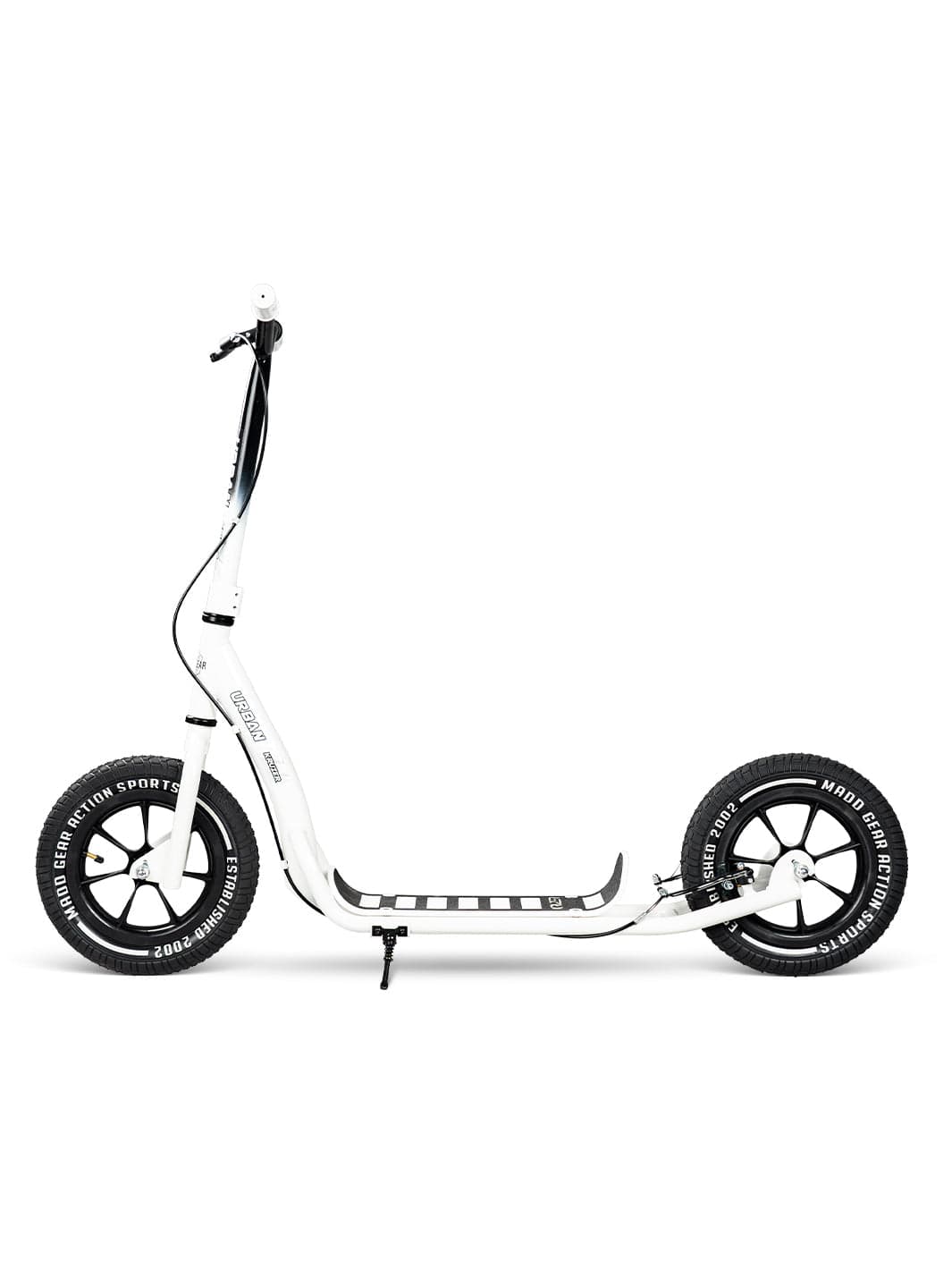 Madd Gear Flashback Kick Scooter Air Filled Tires Urban Glide Renegade White
