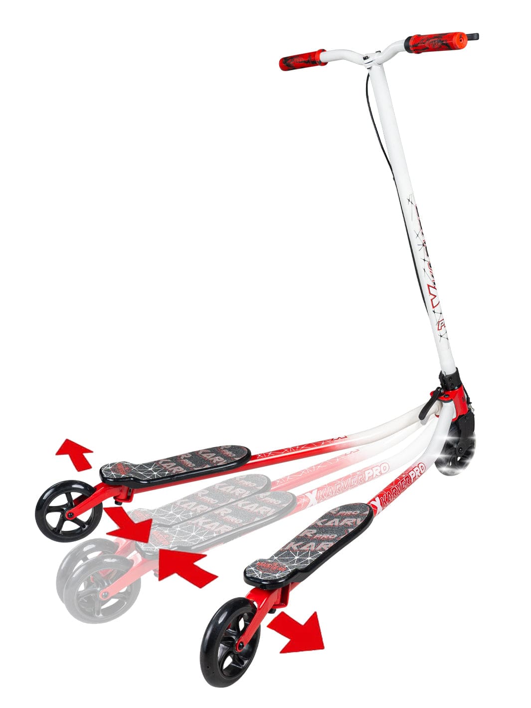 Madd Gear X-Karver Wiggle Drift Self-Propelled Scooter Boys Girls 5 Years Plus